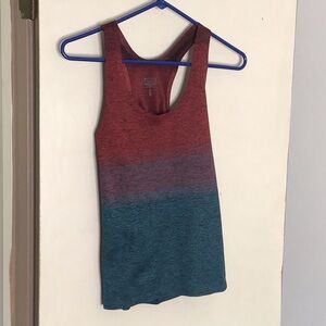 Athleta Red and Blue Tank Top